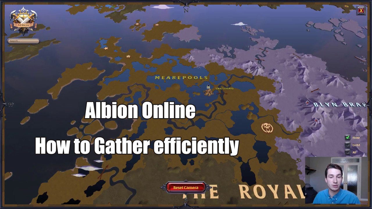 World map - Albion Online