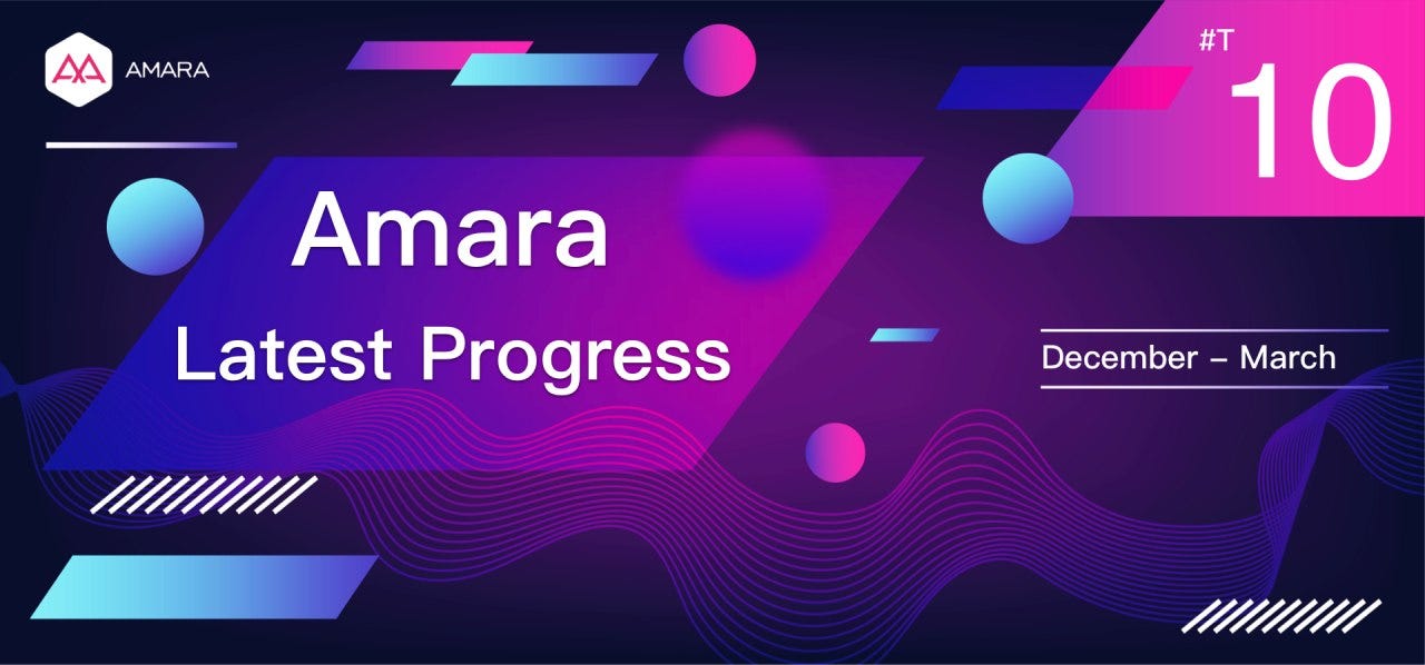 Amara Latest Progress from December to March