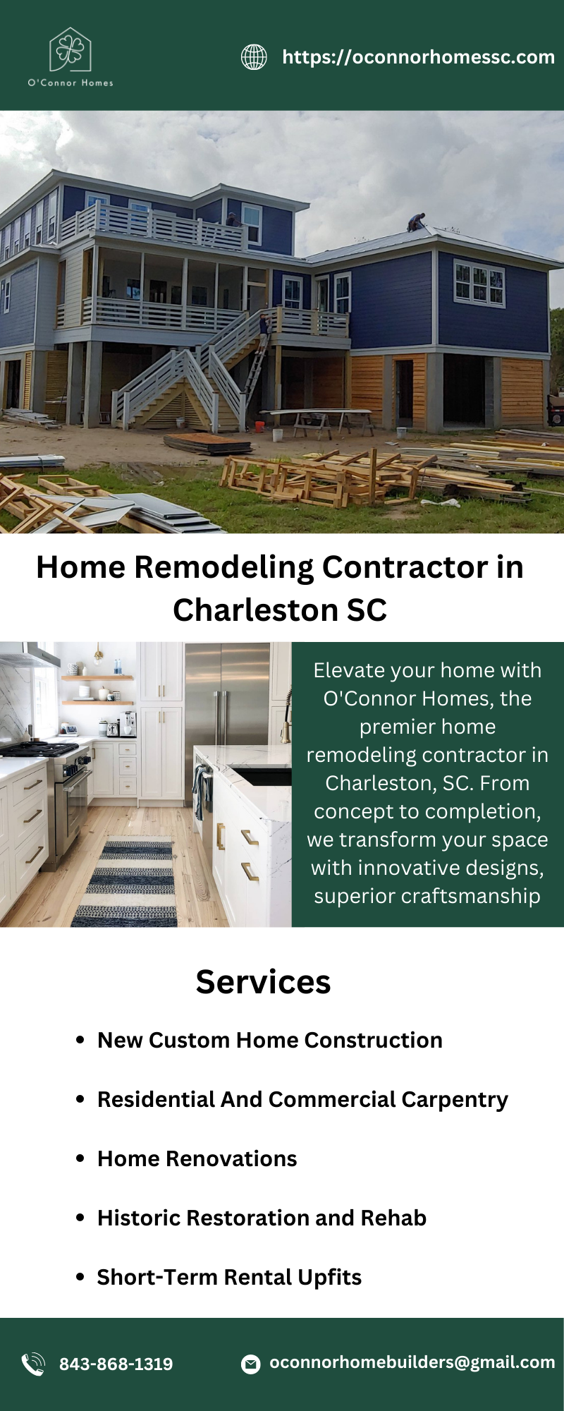 Custom Home Builders in Charleston, SC O’Connor Homes