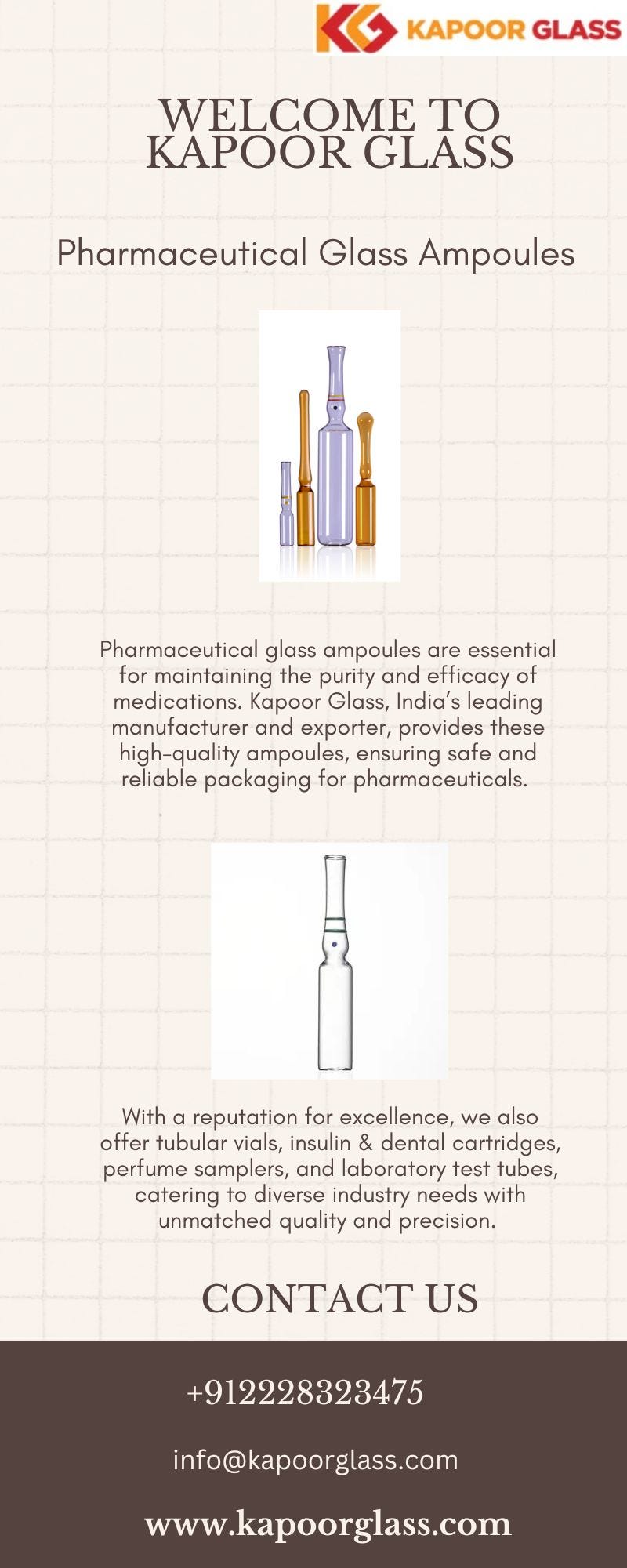 Unlocking Precision The Art of Flame Cut Ampoule by Kapoor Glass