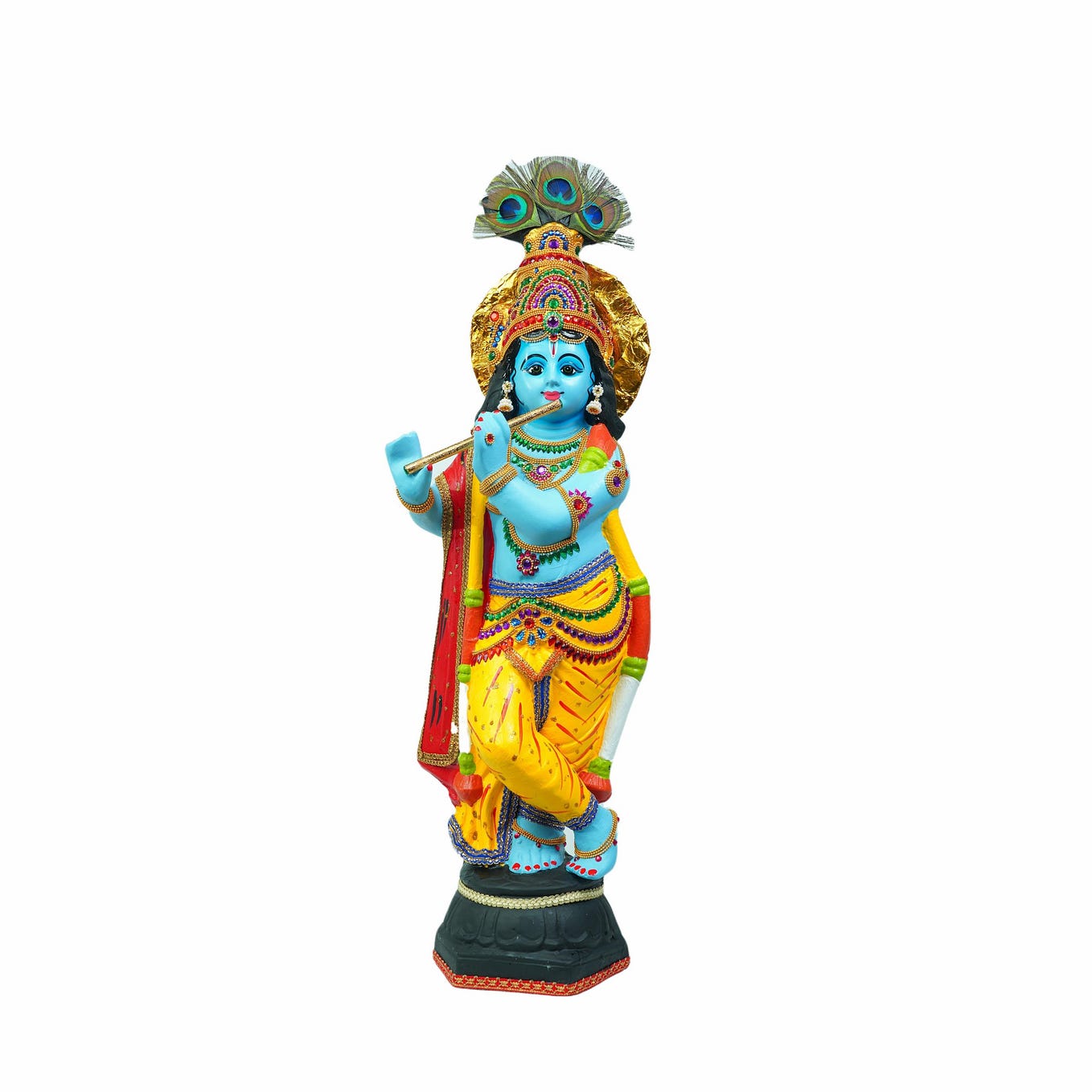 krishna idol best home decor & pooja decor idolmaker in Medium