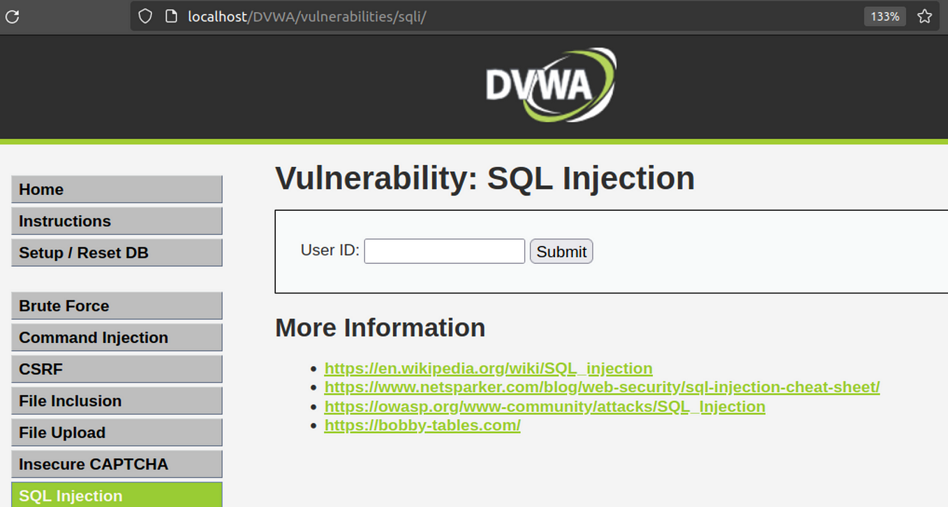 Understanding SQL Injection attacks using the DVWA application — Low ...