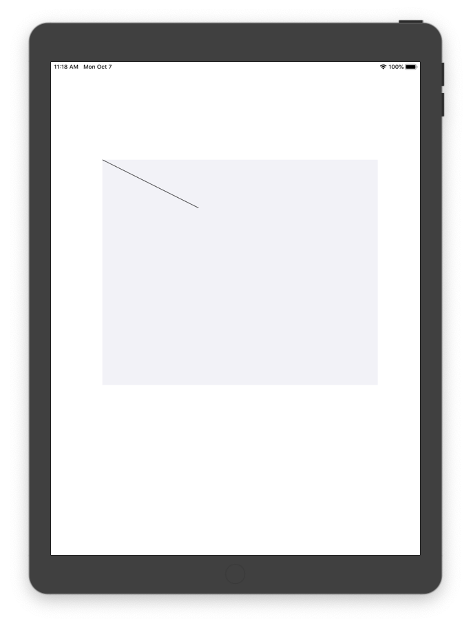 Draw a Straight Line Using Xcode
