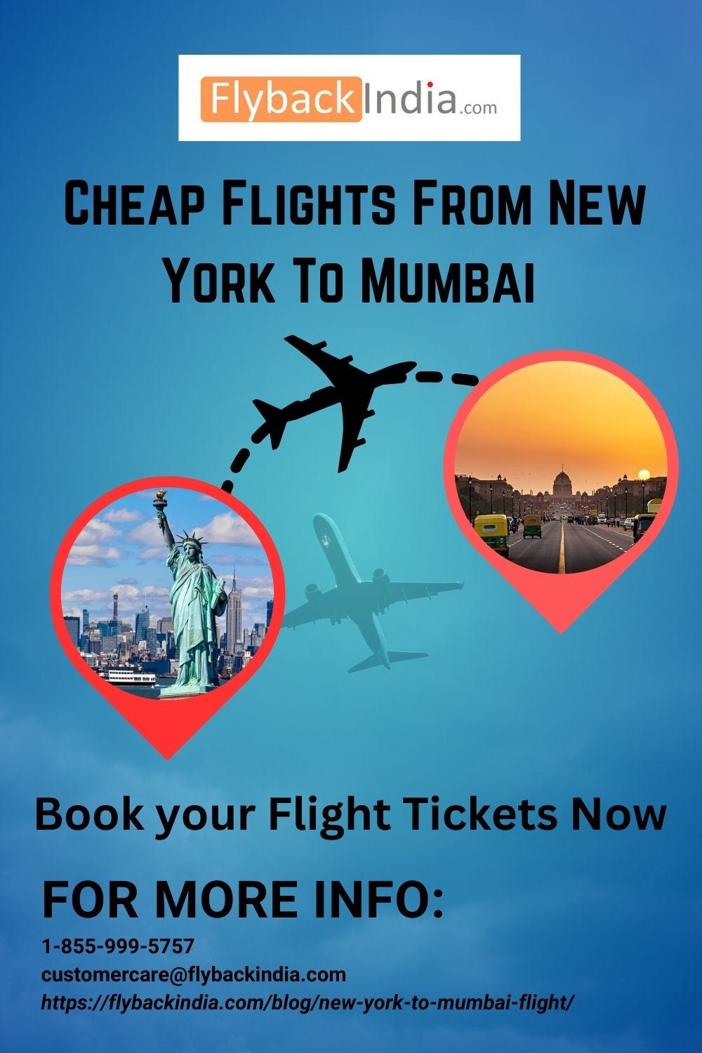 New York To Mumbai Flight flybackindia Medium