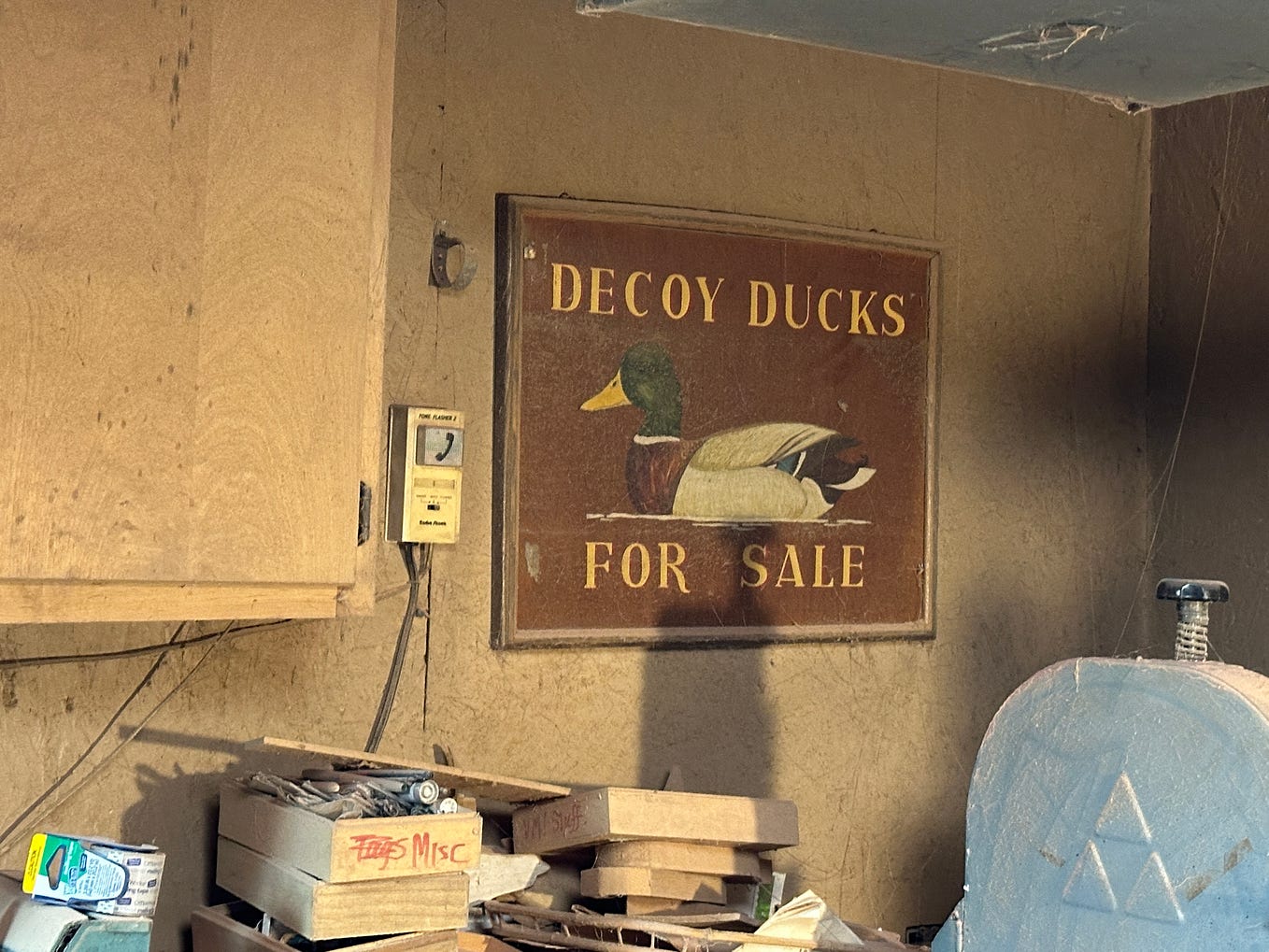 2 Examples of John Owen’s beautiful handcarved decoys by John Owen