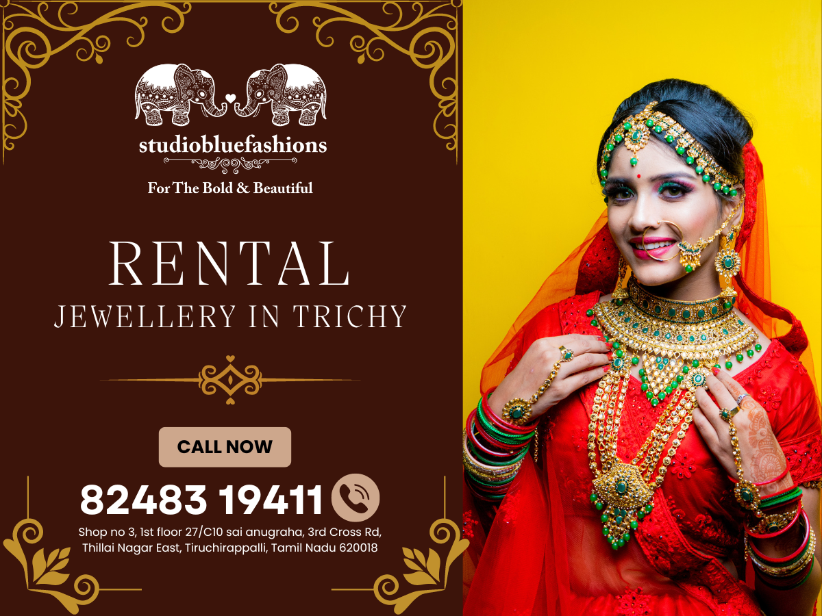 Bridal Jewellery Sets in Trichy STUDIO BLUE FASHIONS Medium