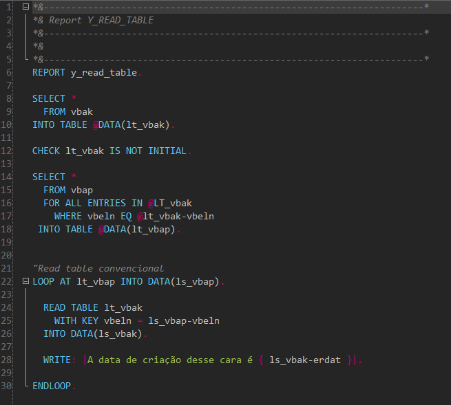 SAP ABAP S4 Criar ranges dinamicos com Tabelas Internas by Guilherme