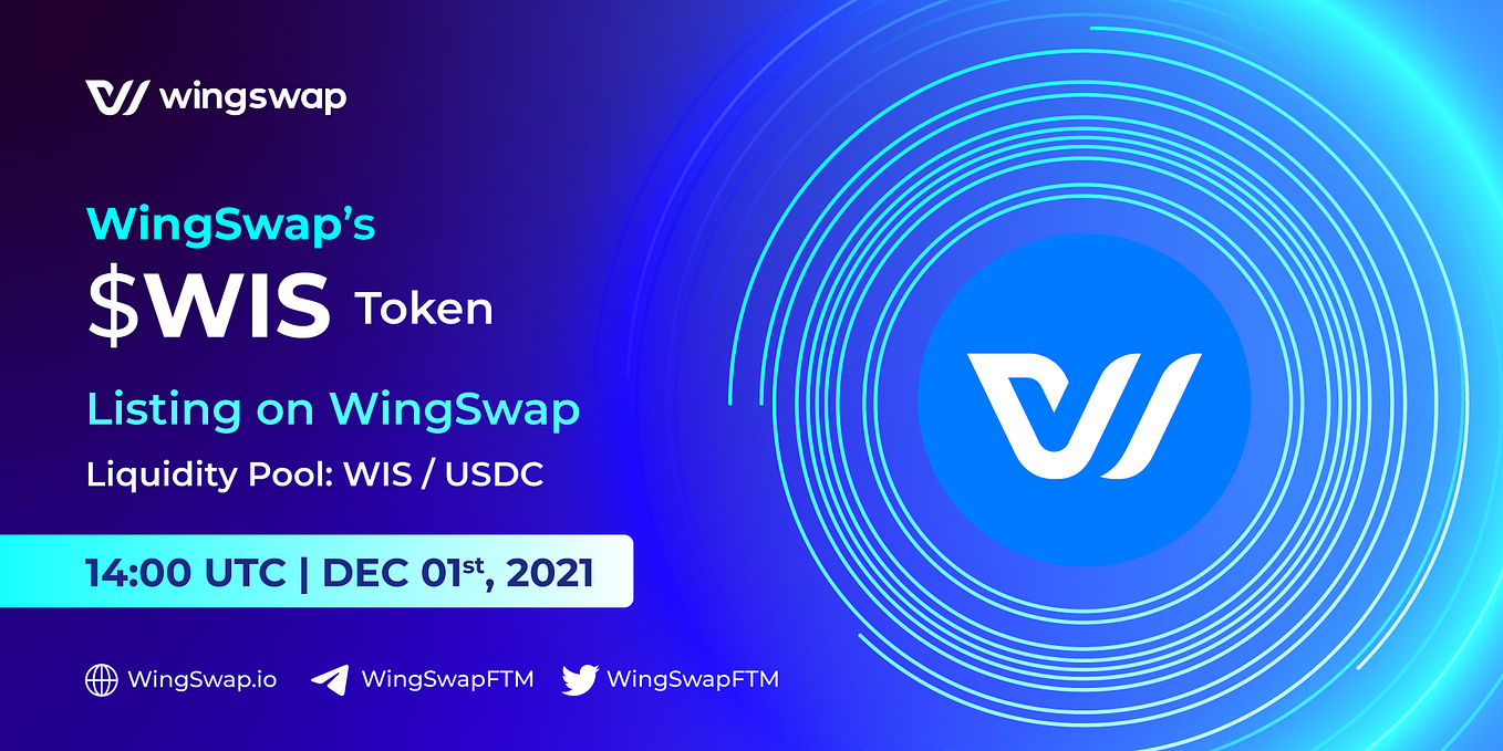 Official Announcement: $WIS will be listed on WingSwap