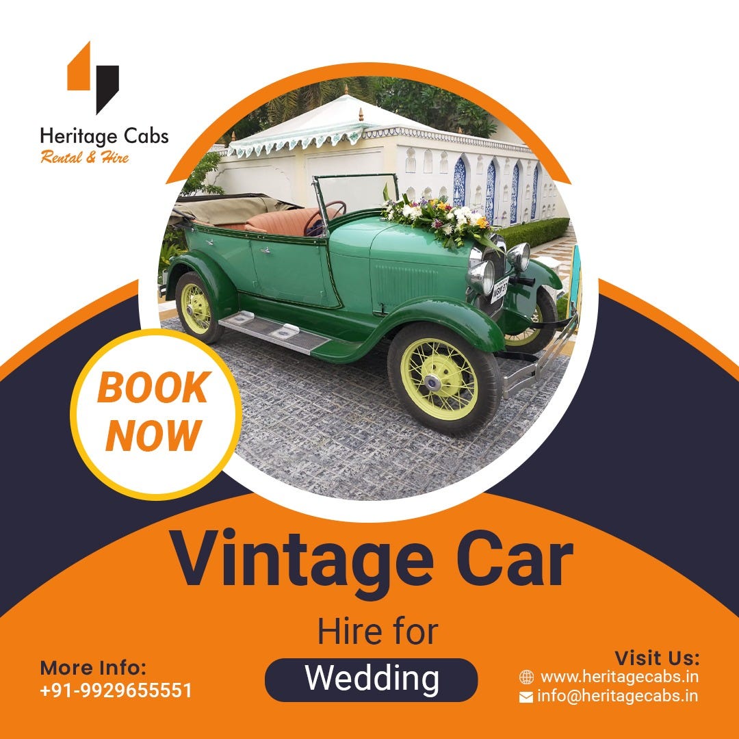 Vintage Car Rental Price Heritage Cabs Wedding Car Rental Medium
