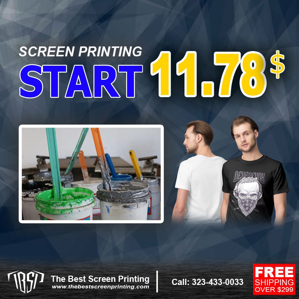 Screen Printing Places Near Me. The Best Quality Custom Screen… by