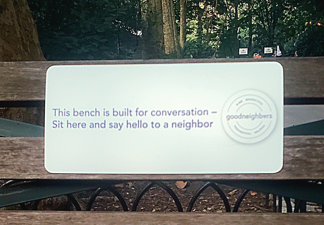 The Dumbest Bench Sign Of All Time