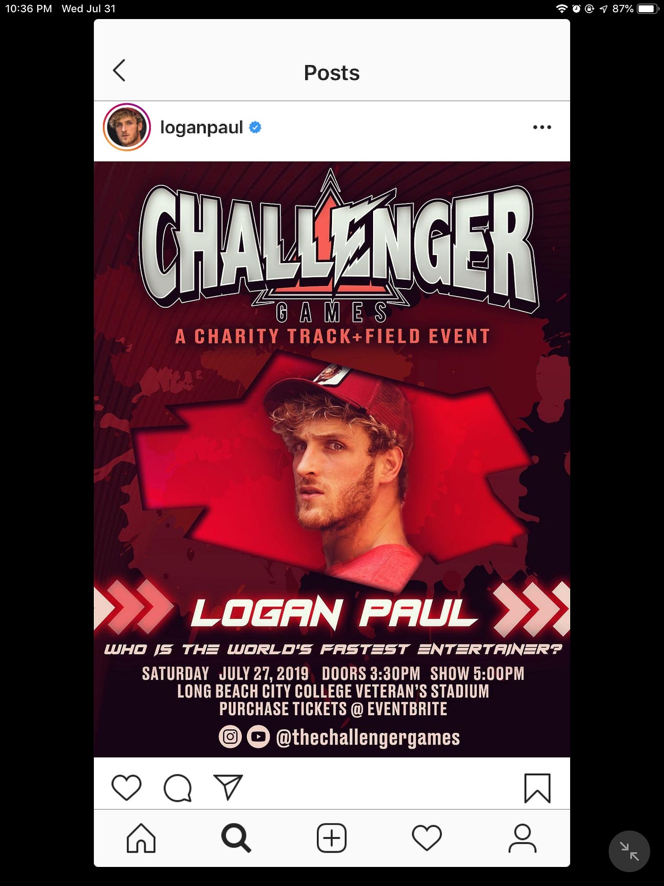 Challenger Games uses Social Media Influencer Logan Paul to Raise Money for  the Special Olympics, by Daniel Romero