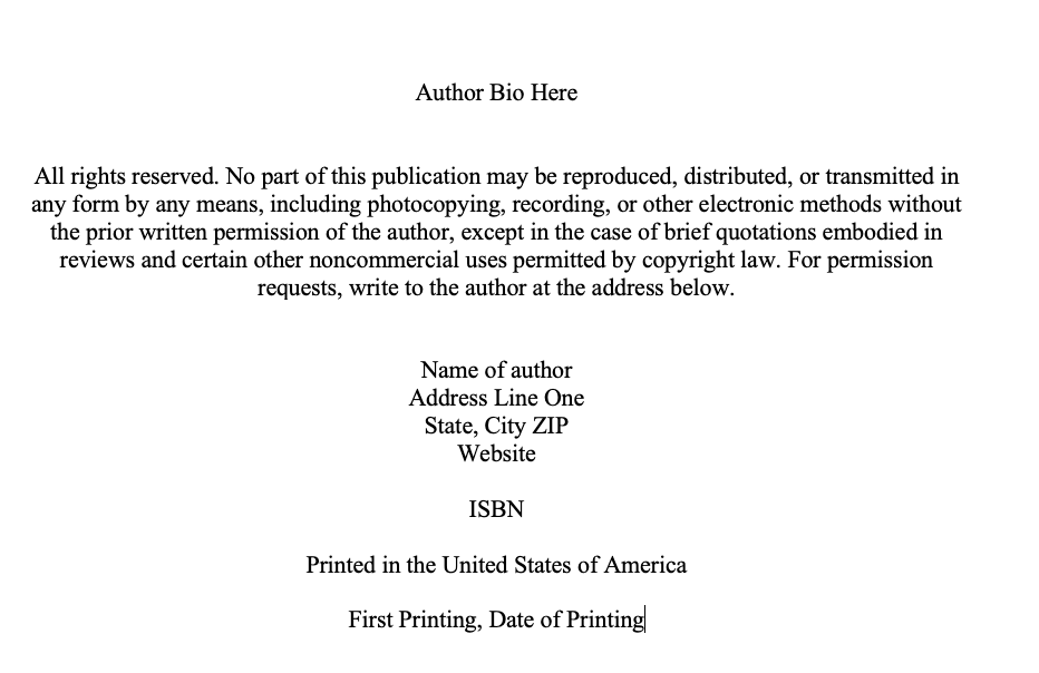 Everything you need to know about registering your book of poems for