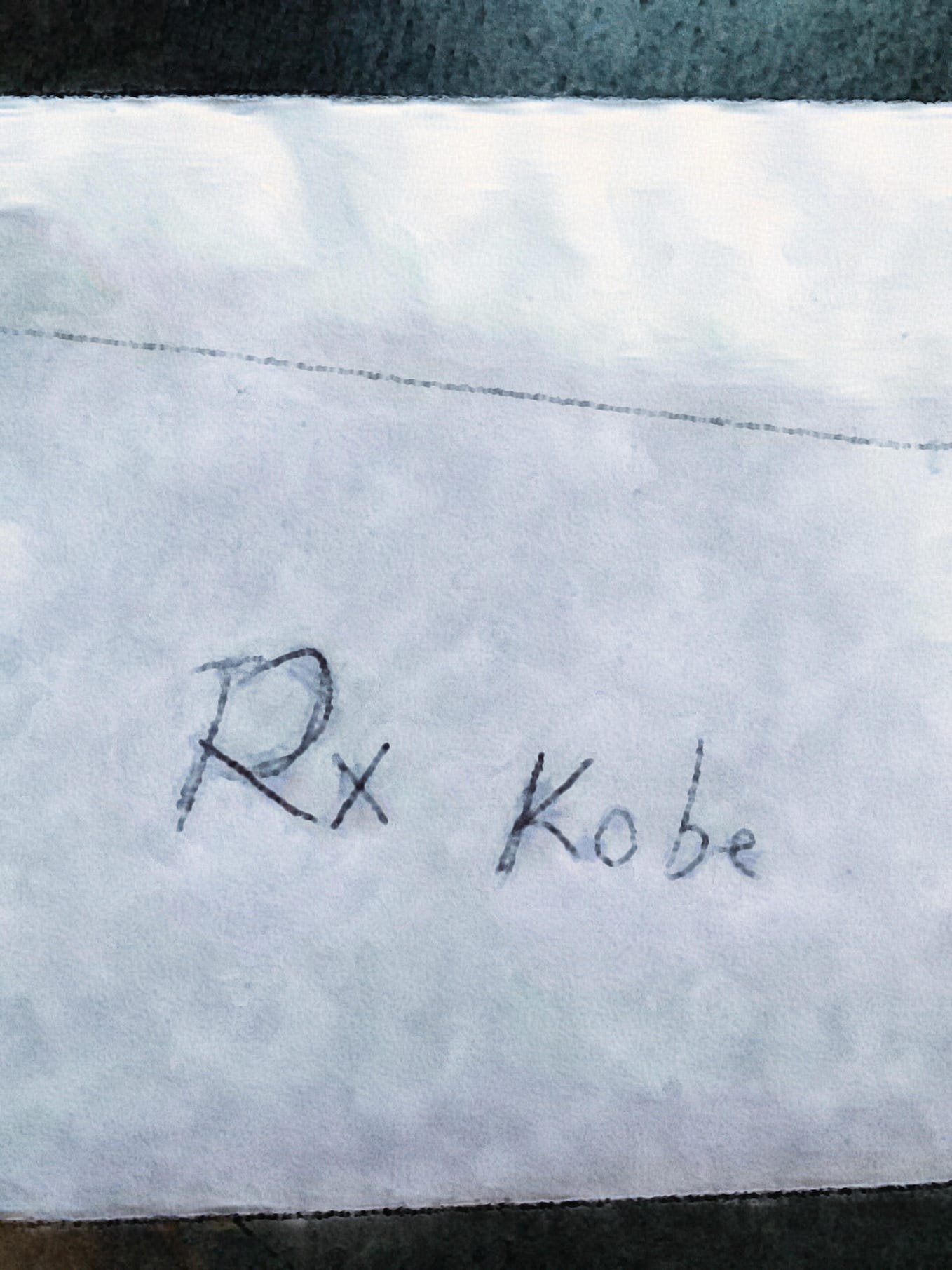 To Kobe, From a Young Doctor