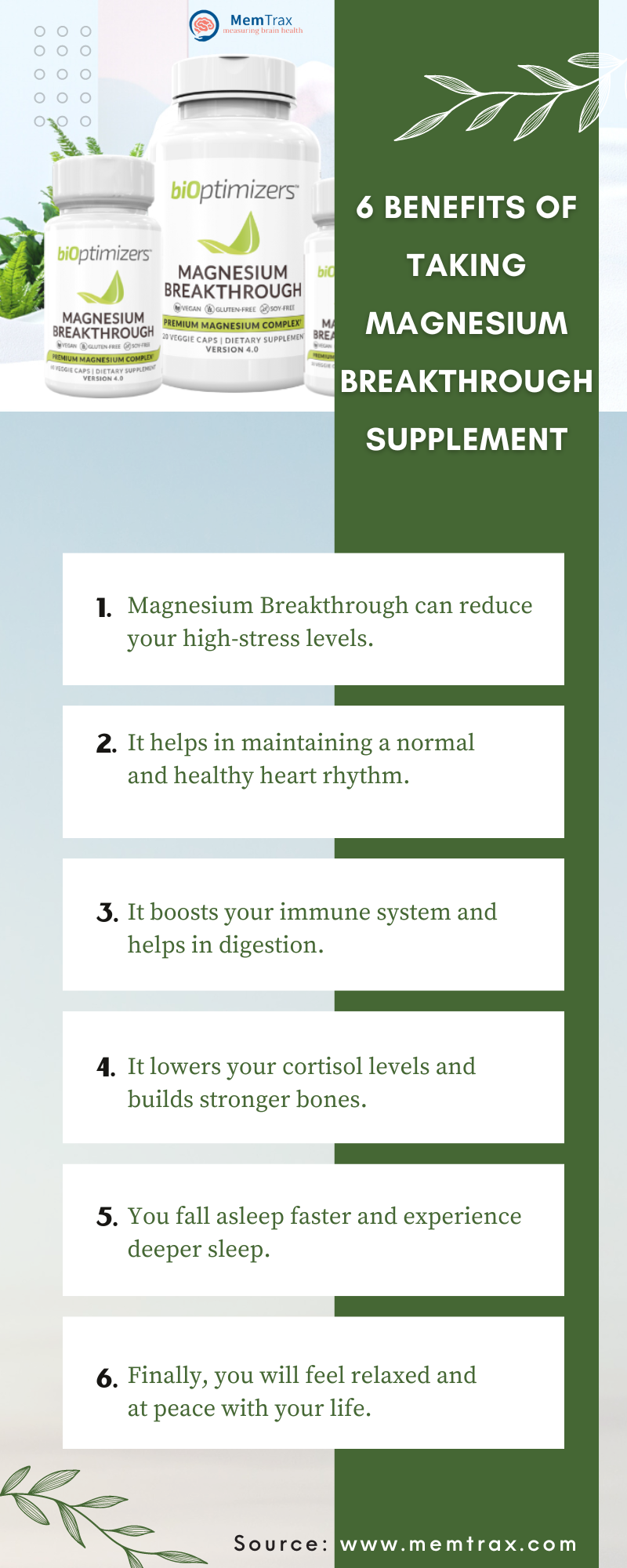 Magnesium’s Top Benefits: A New Understanding | by MemTrax | Medium