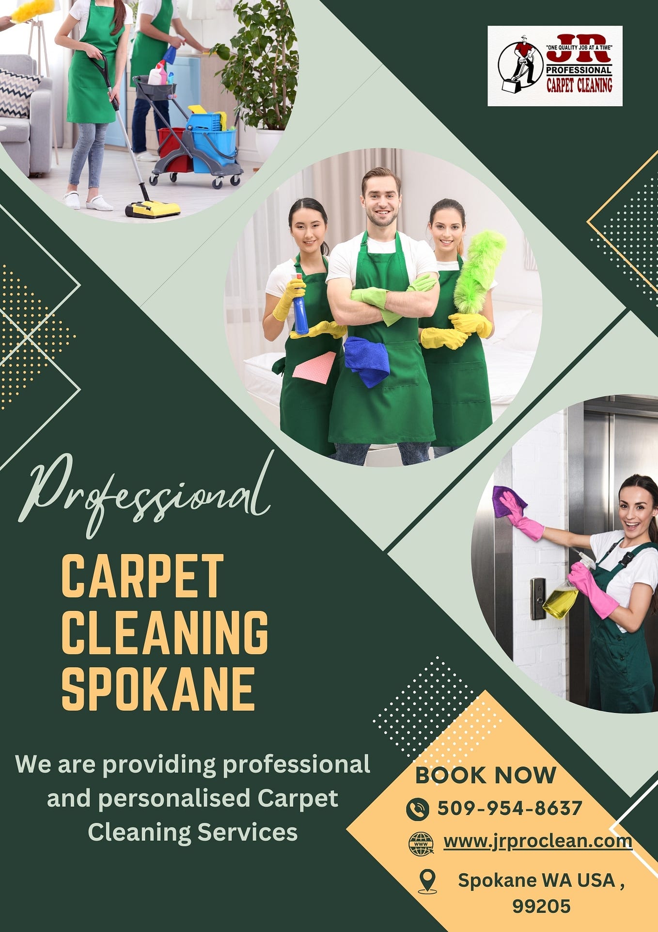 Upholstery Cleaning in Spokane JR PRO Clean Medium