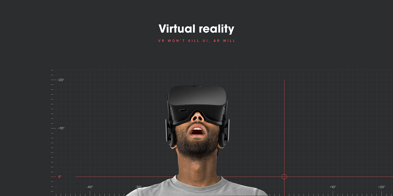 Virtual reality Templates for UI design in VR by Sam Applebee Kickpush design