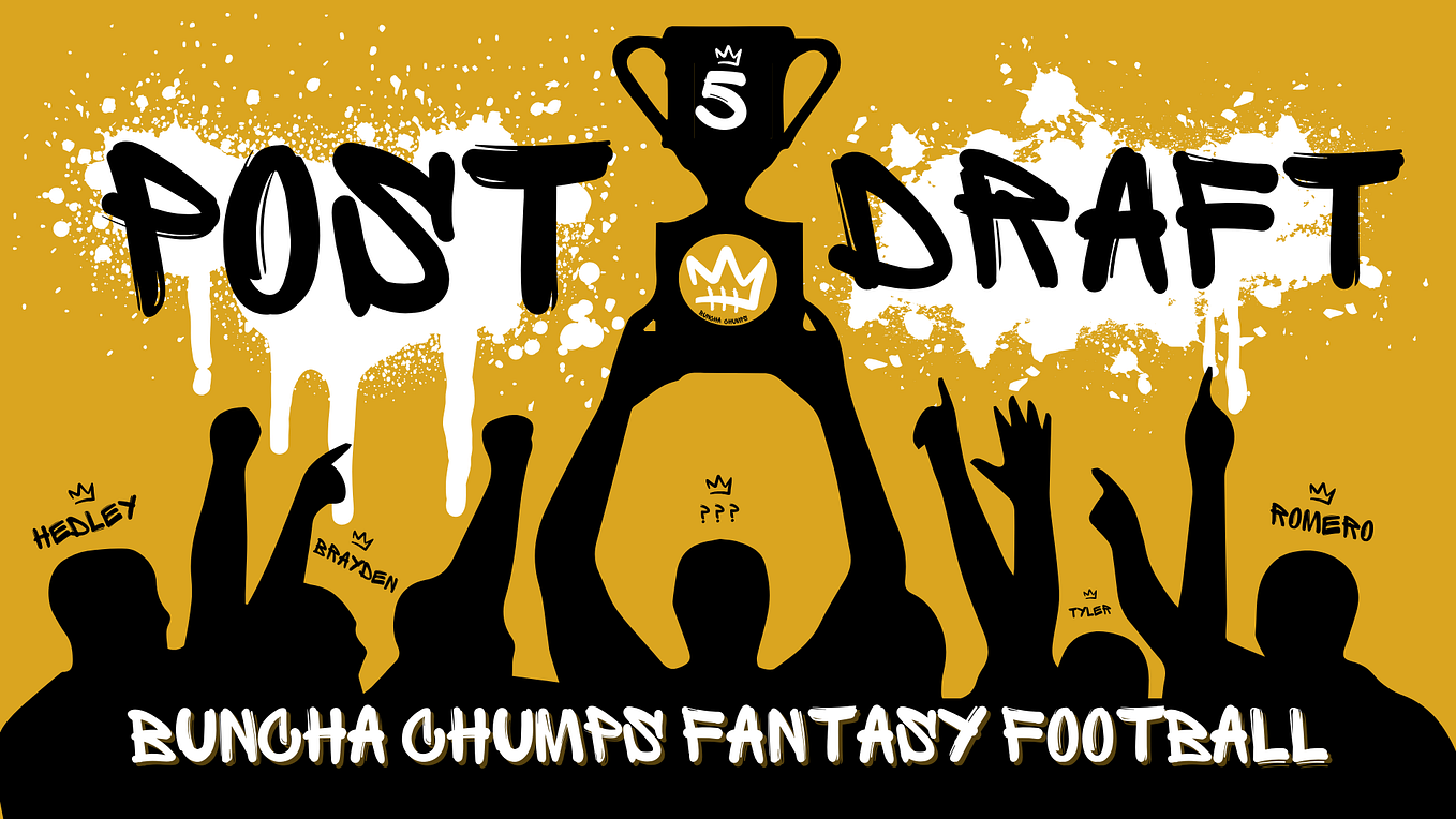 Post Week 3 Recap and Power Rankings Buncha Chumps 5.0 by Brayden