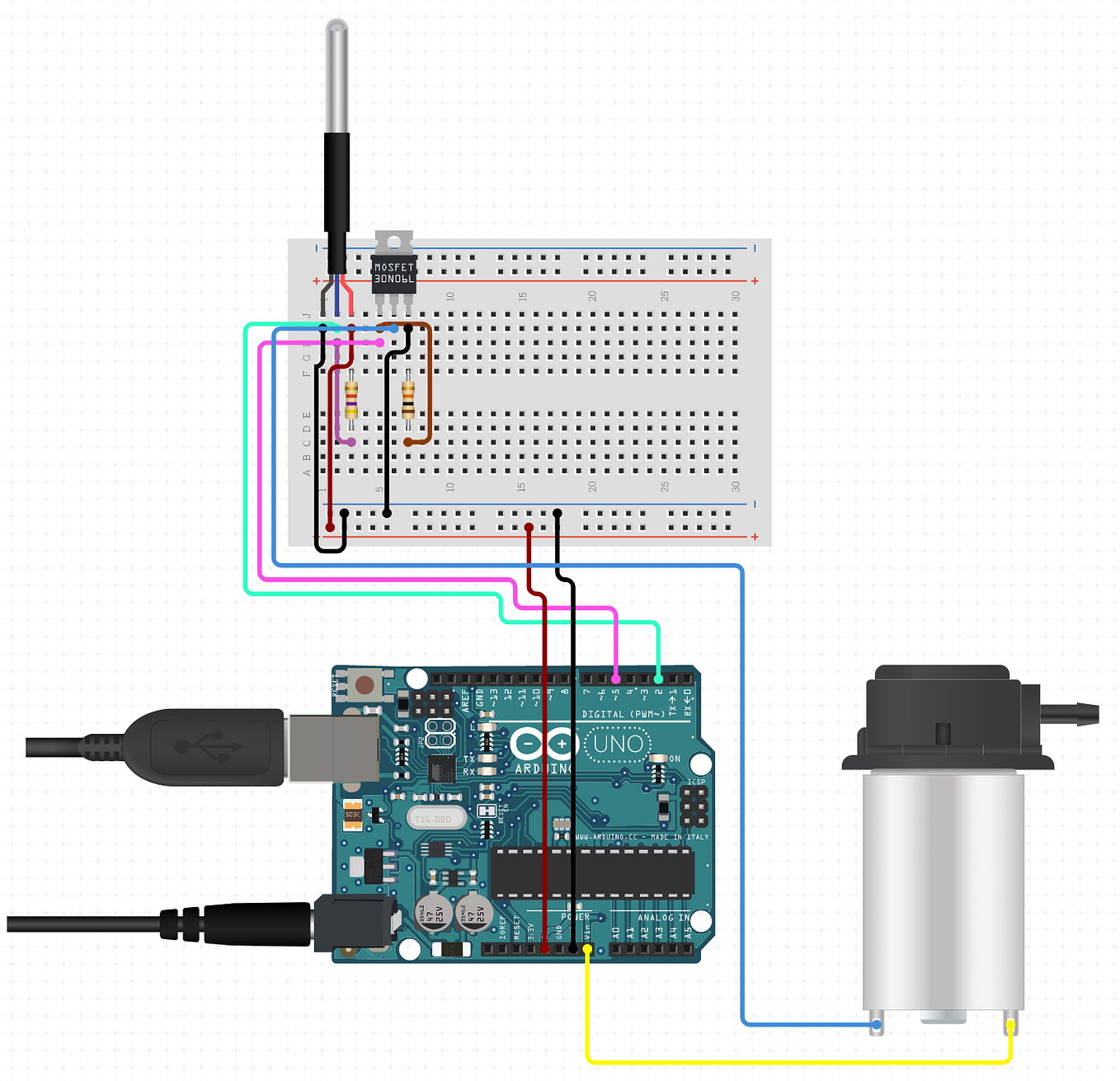 Arduino Plant Watering System. When I am away from my plants for an ...