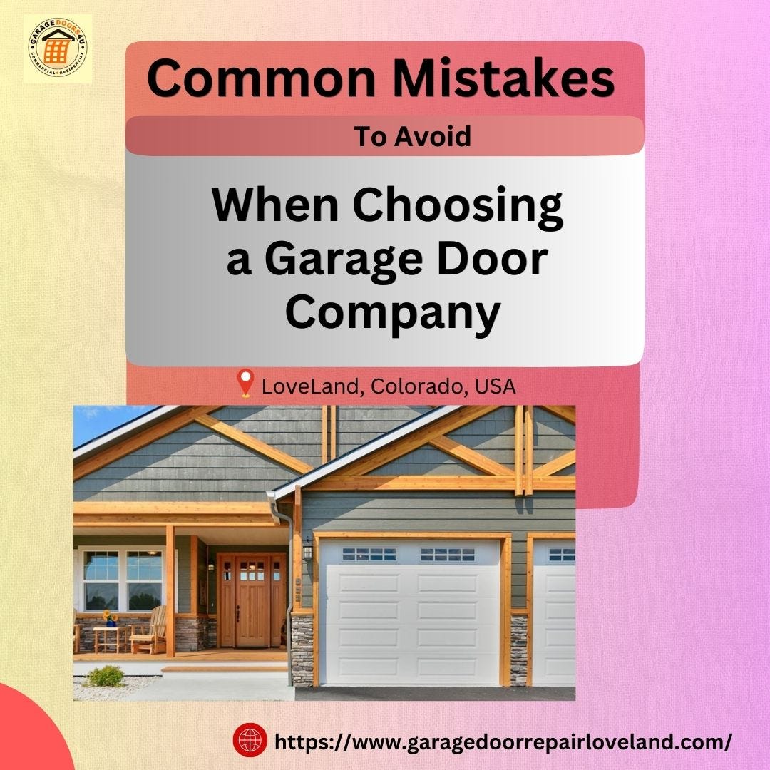 Recognizing Garage Door Spring Failure Signs and the Importance of