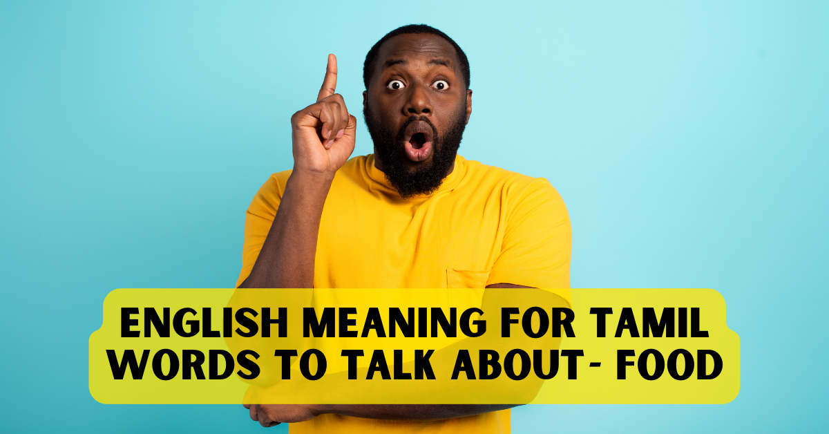 English Word And Tamil Meaning On Pets, So You Can Learn English
