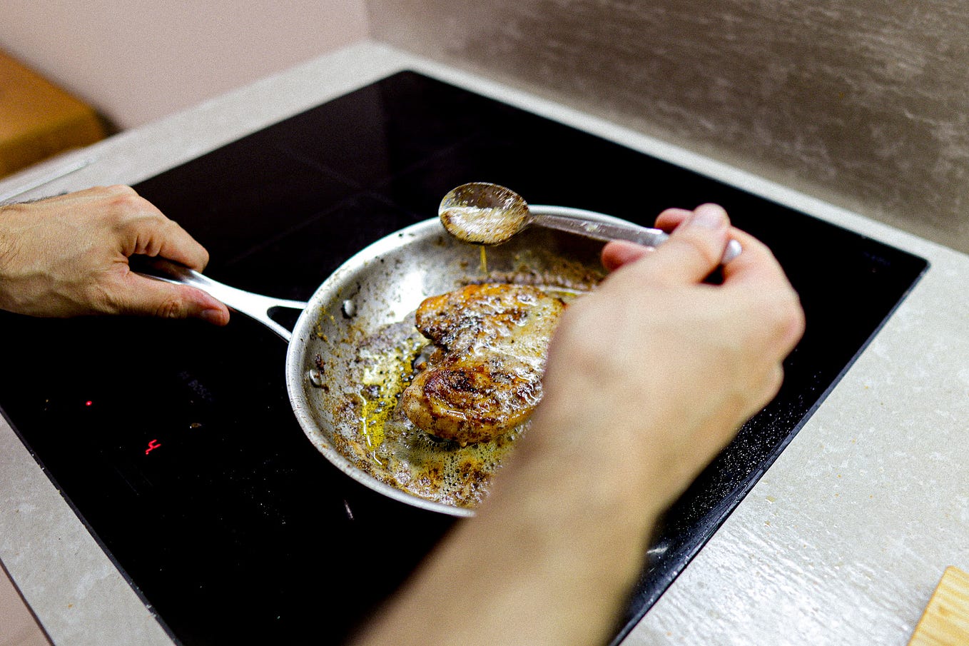 LOL, I know what you mean! "Stop making my pan rust" and a conversation