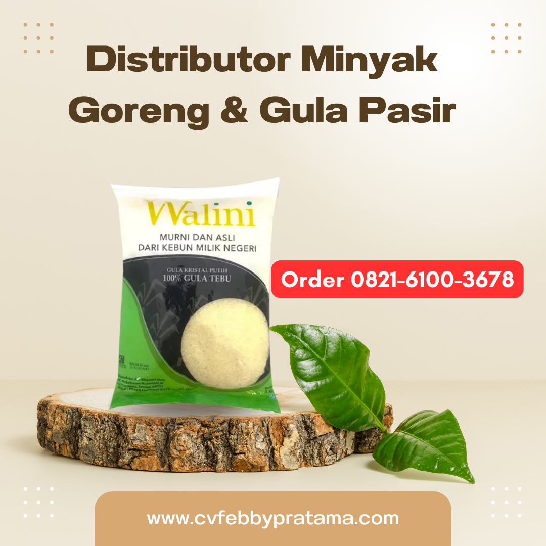 Supplier Gula Pasir, Distributor Gula Pasir Walini di Medan, CV Febby