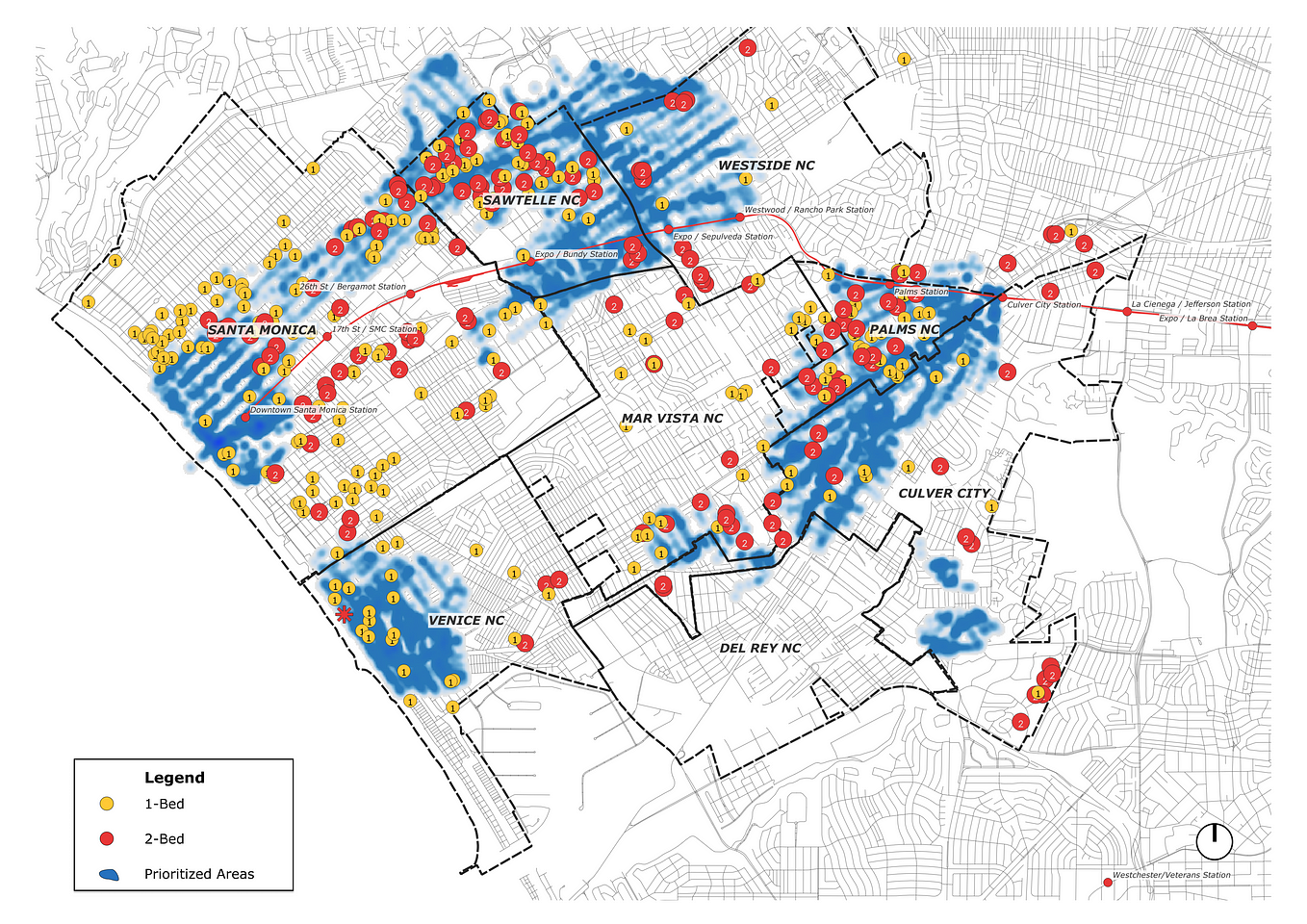 Can I Walk There?— Network Analysis for Los Angeles