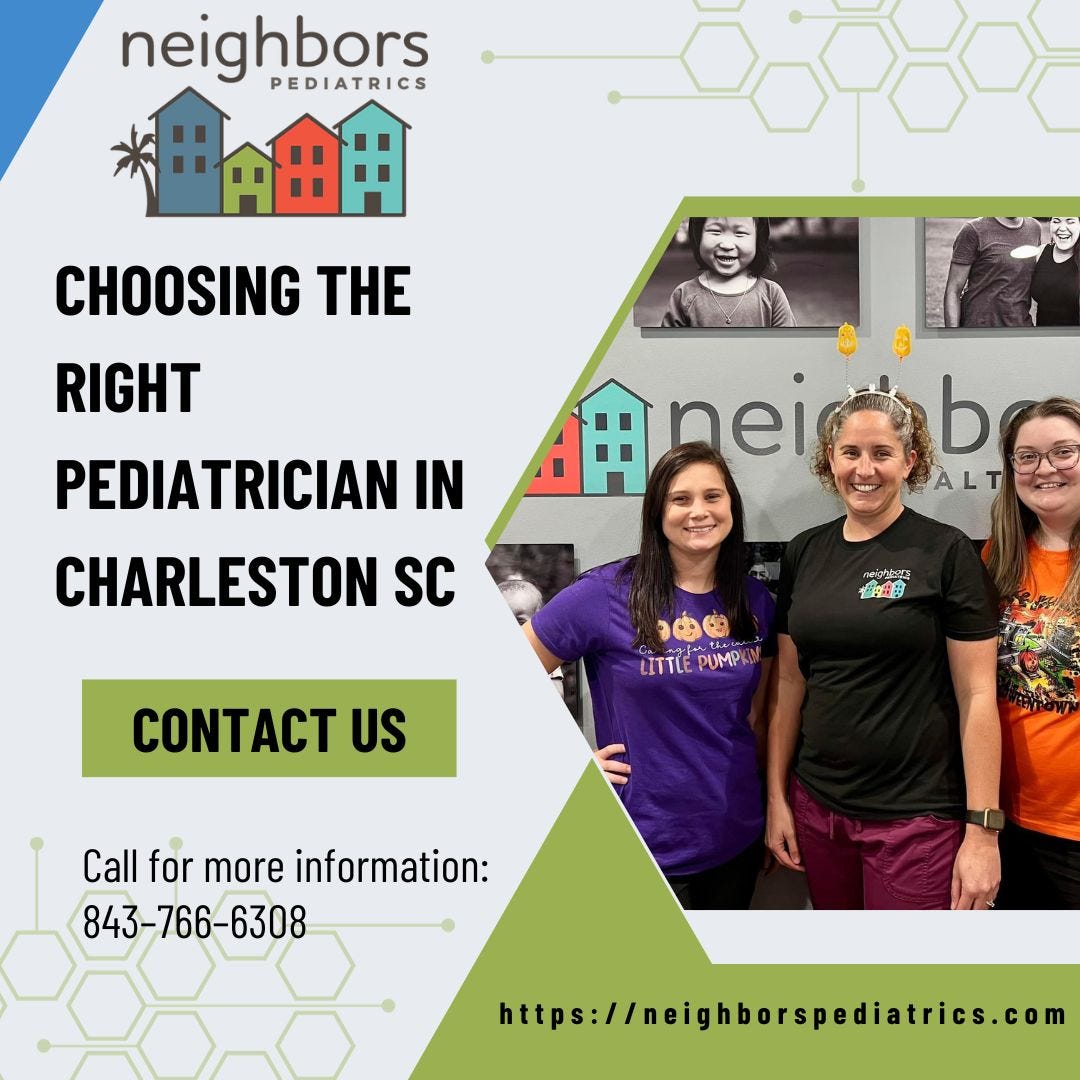 Neighbors Pediatrics Offers Pediatric Care in North Charleston