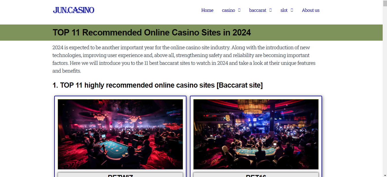 Exploring the World of Online Baccarat Sites by Yazib Ali Mar