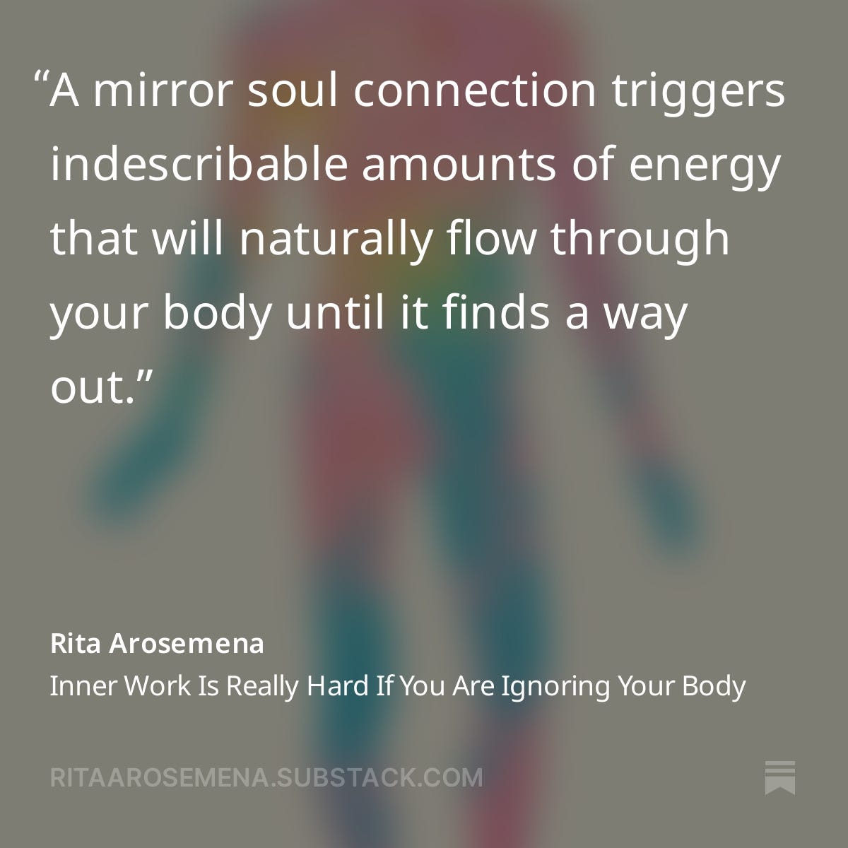 That is correct. Abundance as a mental construct can help the human