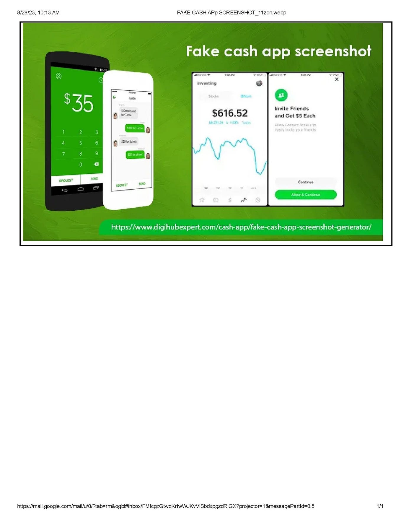 Fake Cashapp Payment - jb09wzm