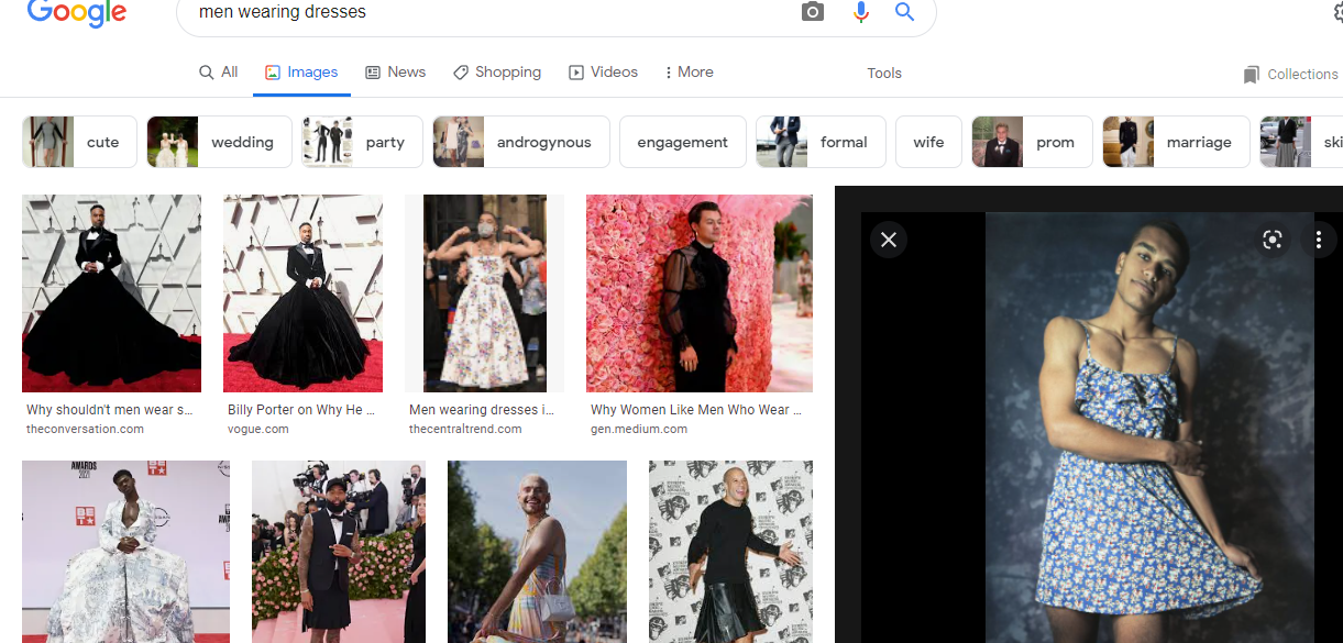 Cute dresses top for men