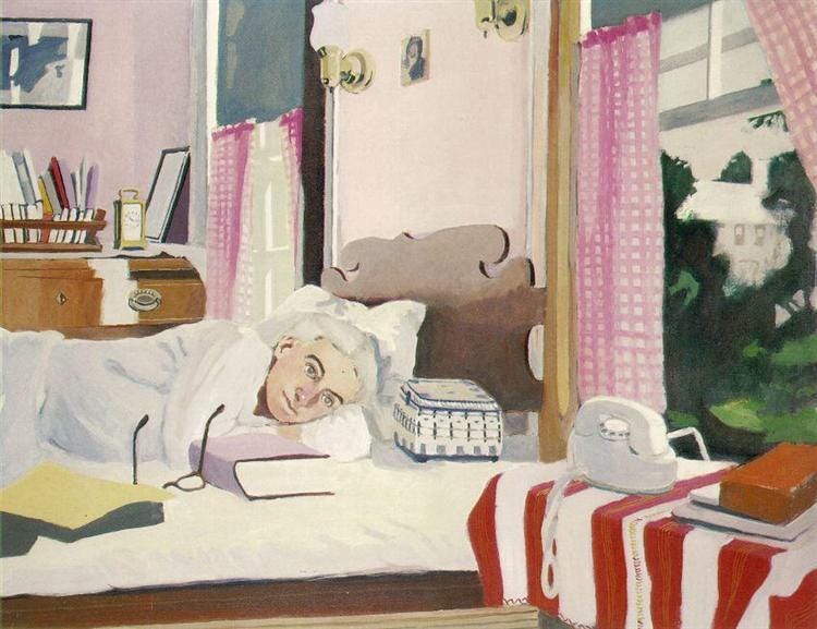 Anne Porter as painted by her husband Fairfield Porter