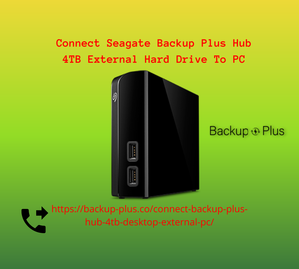How To Connect Seagate Backup Plus 8TB External Hard Drive To PC? by
