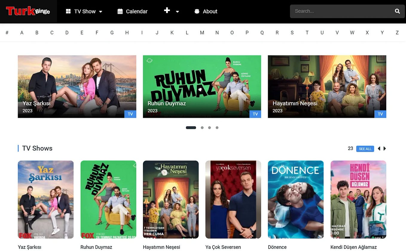 TurkBinge Best Legal Websites to Watch Turkish Series with