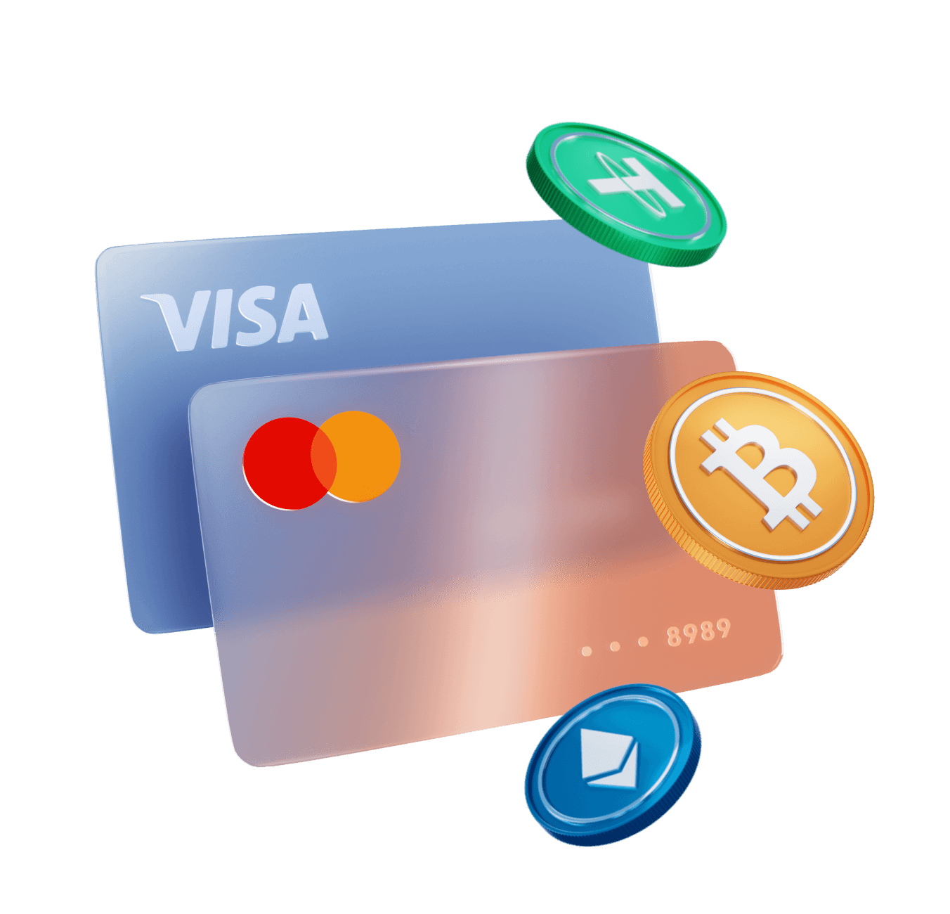 Bitcoin wallet virtual card. Bitcoin wallet virtual card by Posoray