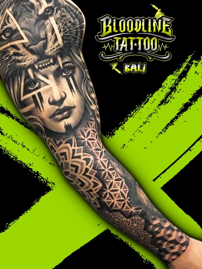 Capture Your Essence Stunning Portrait Tattoos in Bali by