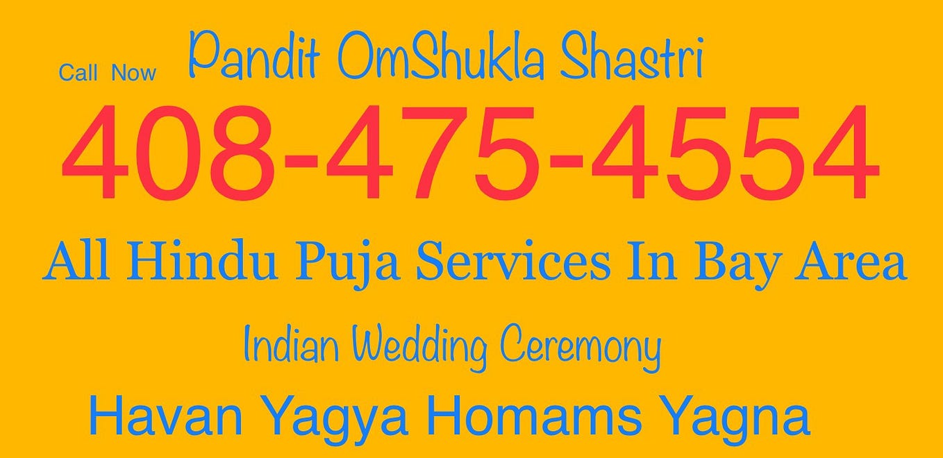 Indian Hindu Priests In Sunnyvale CA Bay Area | by Vedic Jyotish | Medium