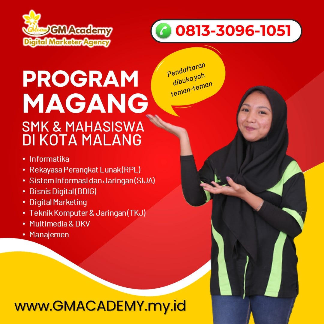 Rekomendasi Magang 2024 Mahasiswa di Malang, Hub 081330961051 by