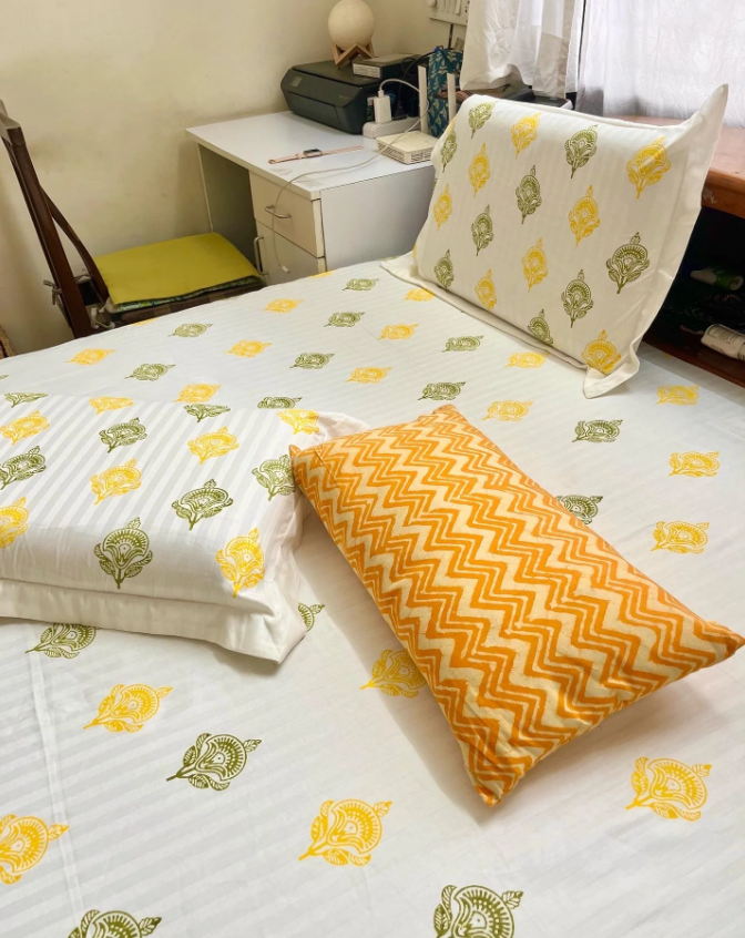 The Beauty and Artistry of Hand Block Print Bedsheets, by MnR Decor