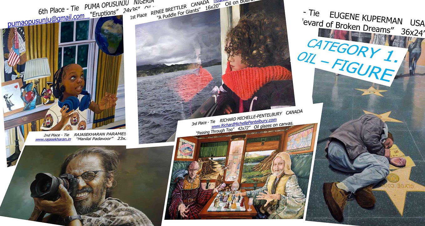 World’s Best Contemporary Oil Portraitists BRENNAN, EARLEY, BRUNI