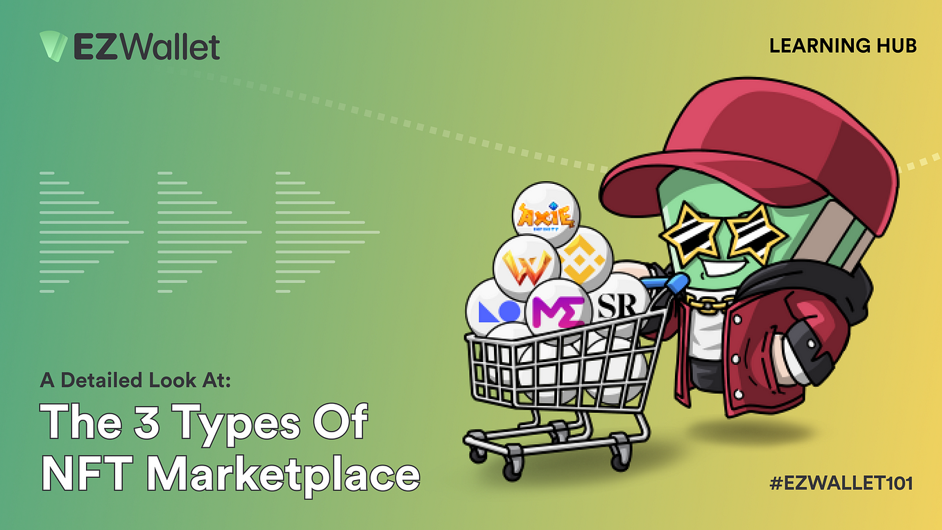 EZ Wallet 101: A detailed look at the 3 types of NFT Marketplace