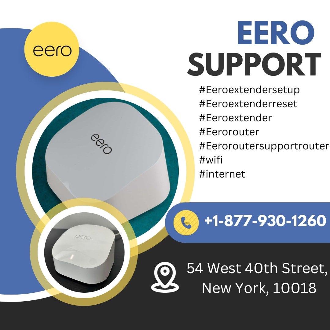 How to Setup Eero Router Manually Eero Support +18779301260 by