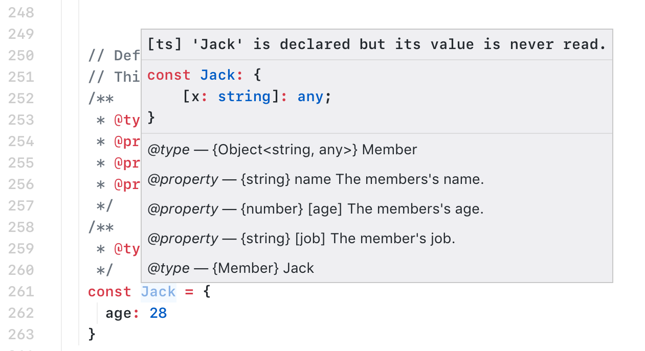 JavaScript Type Linting. You can lint you JavaScript to catch… by