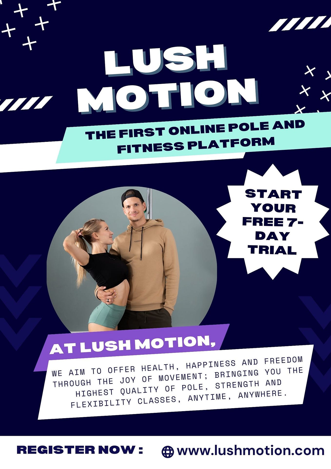 Pole Dancing Exercise for Beginners — Lush Motion by Lush Motion Medium