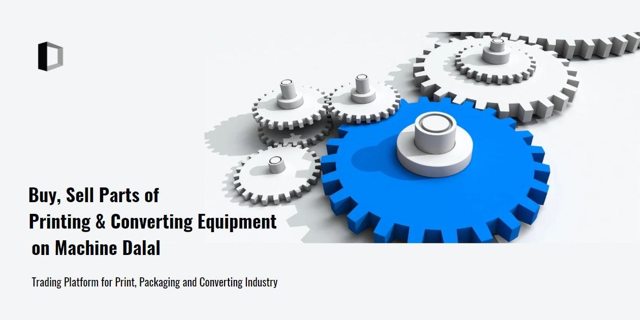 Buy Sell Parts of Printing and Converting Equipment on Machine