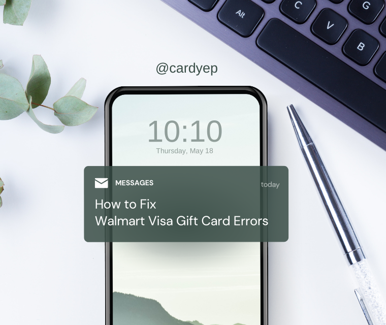 Vanilla Gift Card Error Messages And Solutions - Cardtonic