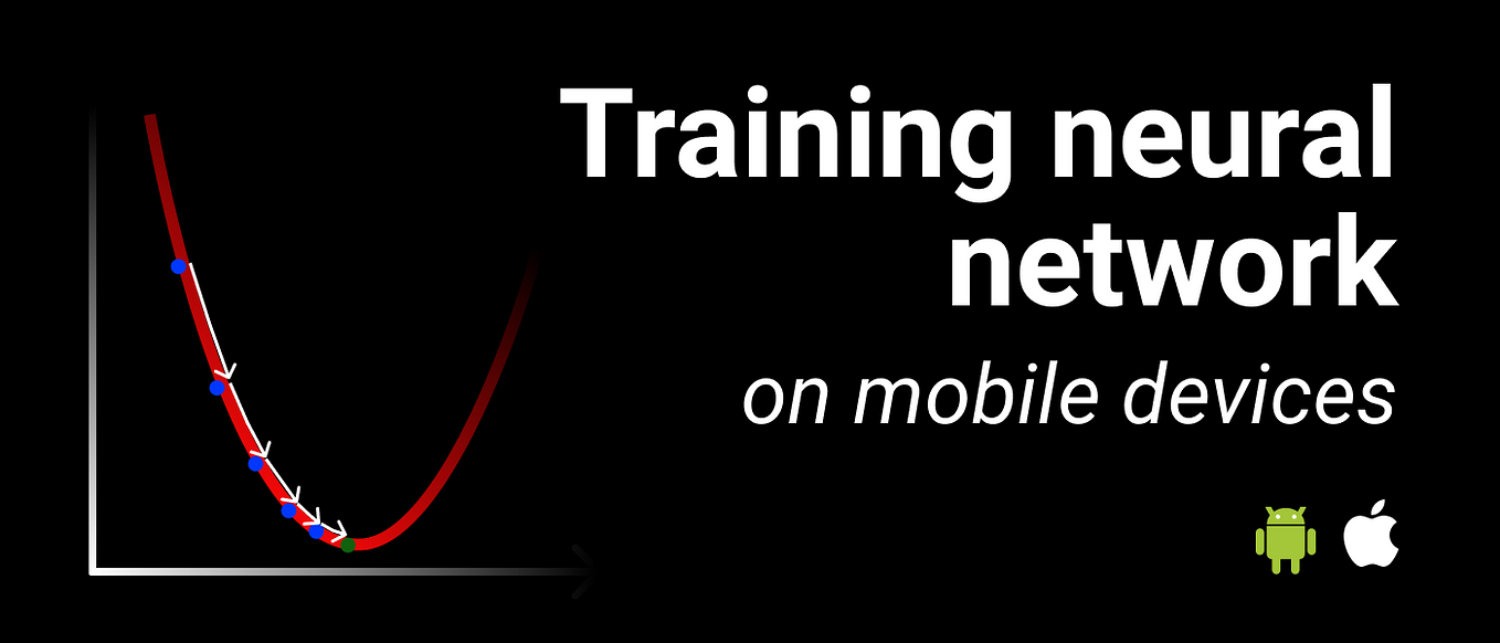 Training neural network on mobile devices