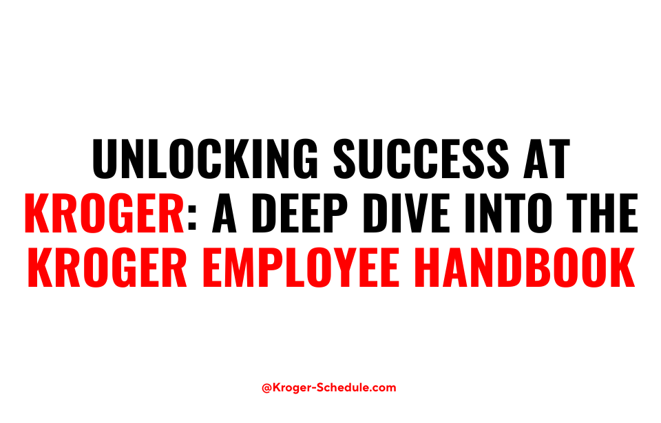 Demystifying the Kroger Feed Login A Deep Dive into Eschedule Alis James